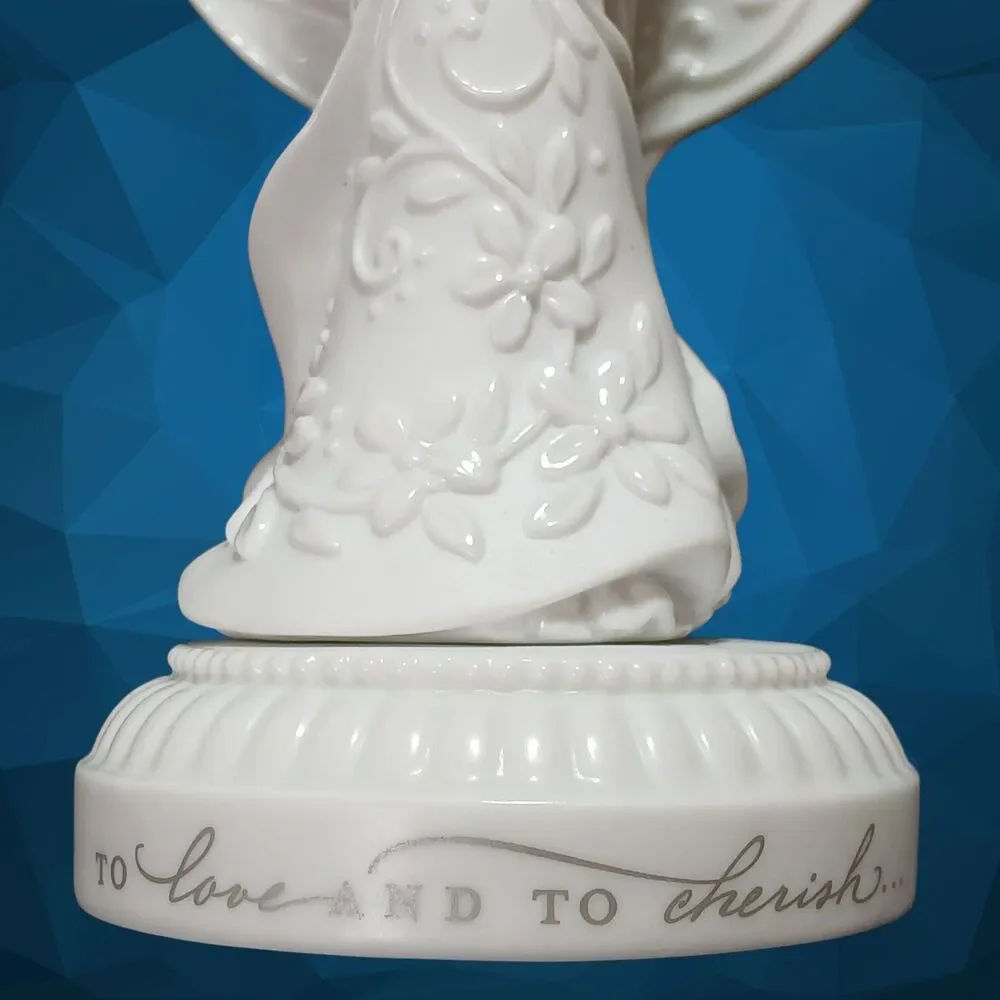 Hallmark Keepsake Porcelain Wedding Cake Topper, 